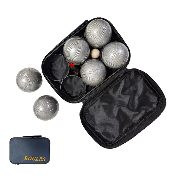 6 Metal Bocce Ball Set Petanque