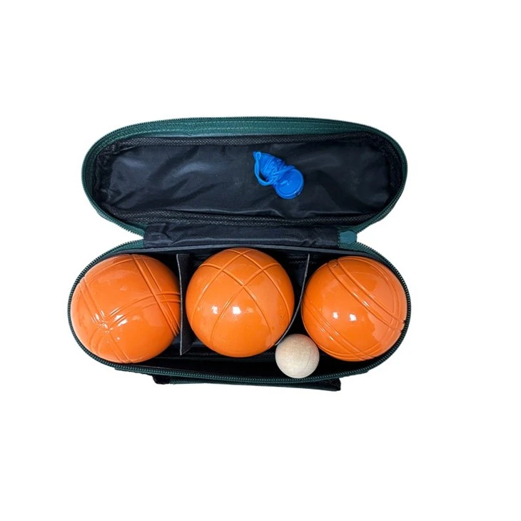 Orange Petanque Metal Bocce Ball factory