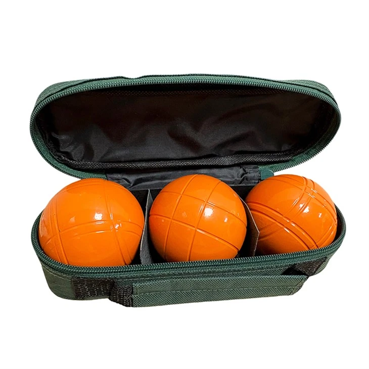 Orange Petanque Metal Bocce Ball